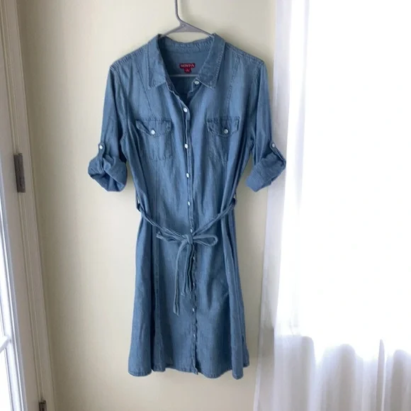 merona denim dress Denim Dress